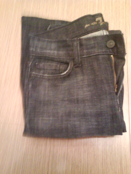 7 for all mankind, high waist bootcut in Los Angeles Dark Size 24
