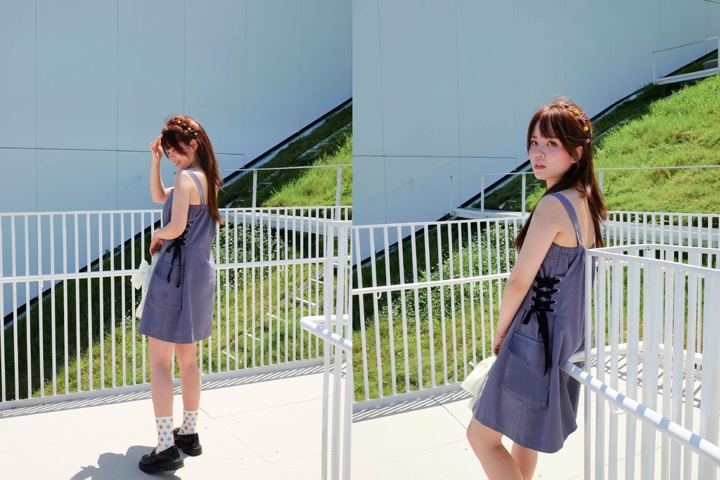 ehole質感穿搭｜夏日時髦女孩。率性甜美的灰藍色系♥