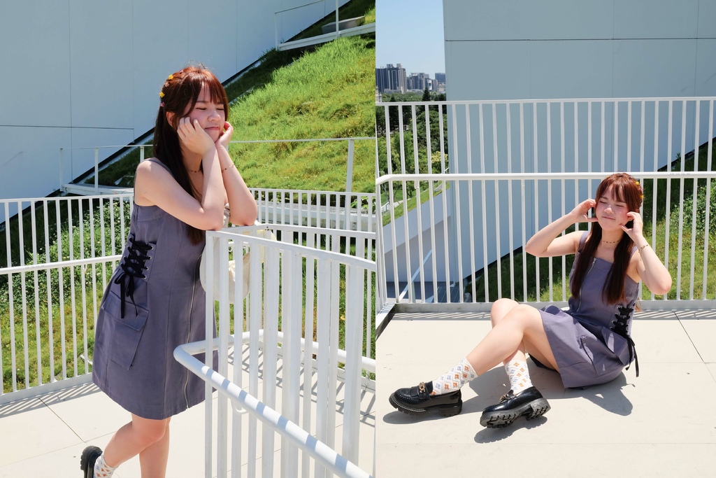 ehole質感穿搭｜夏日時髦女孩。率性甜美的灰藍色系♥