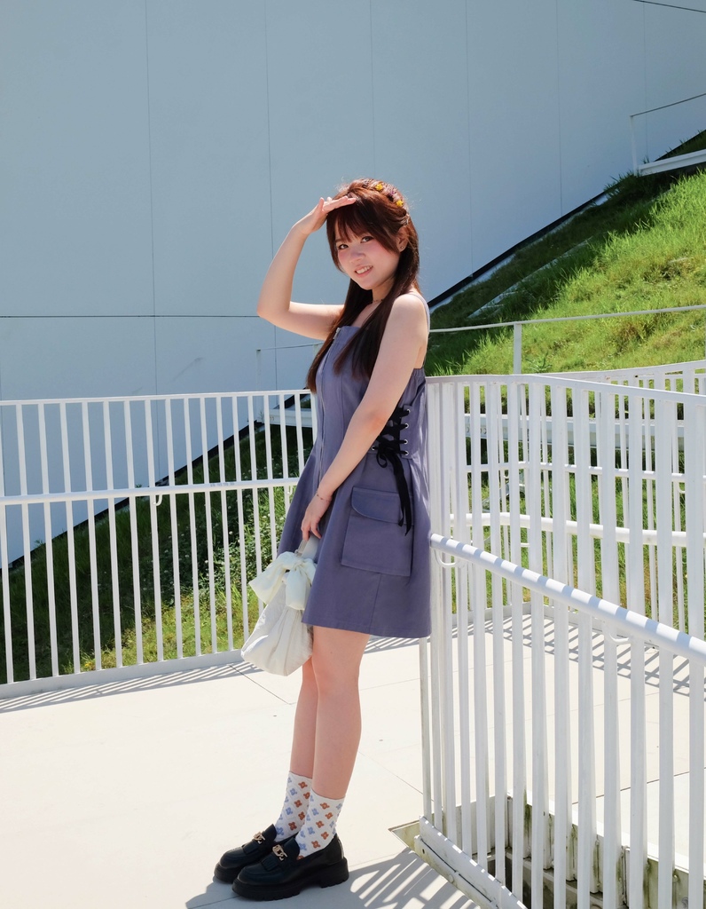 ehole質感穿搭｜夏日時髦女孩。率性甜美的灰藍色系♥