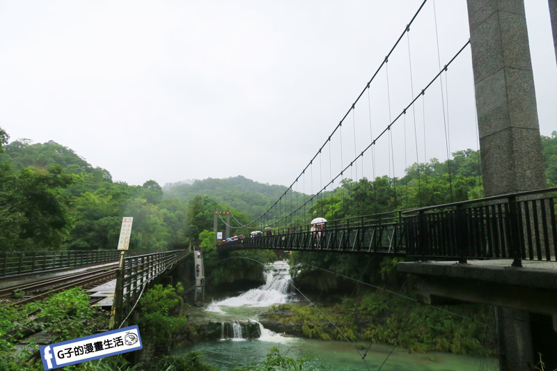 G子X哈旅行 台北包車一日遊.十分瀑布 四廣潭吊橋