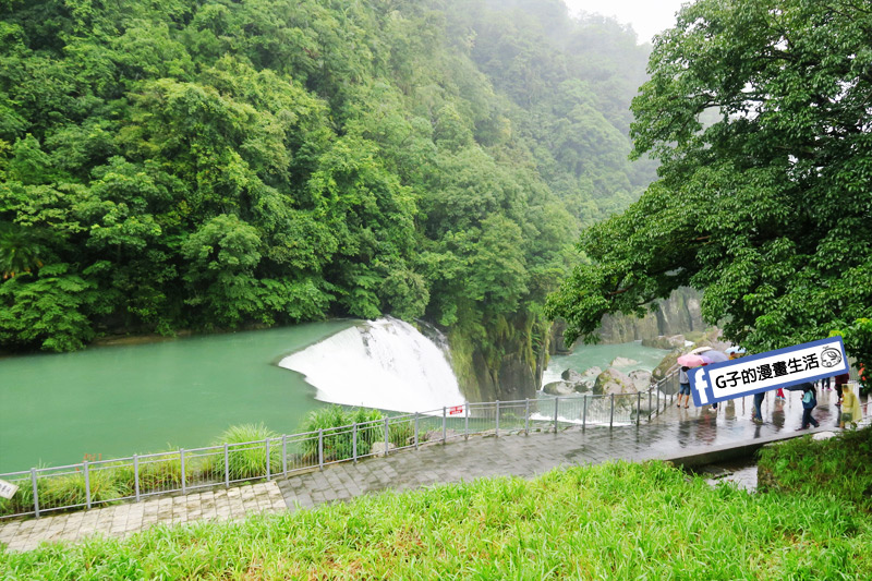 G子X哈旅行 台北包車一日遊.十分瀑布好壯觀 觀景台