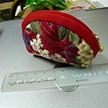 紅色日本布零錢包（小）-側面.JPG