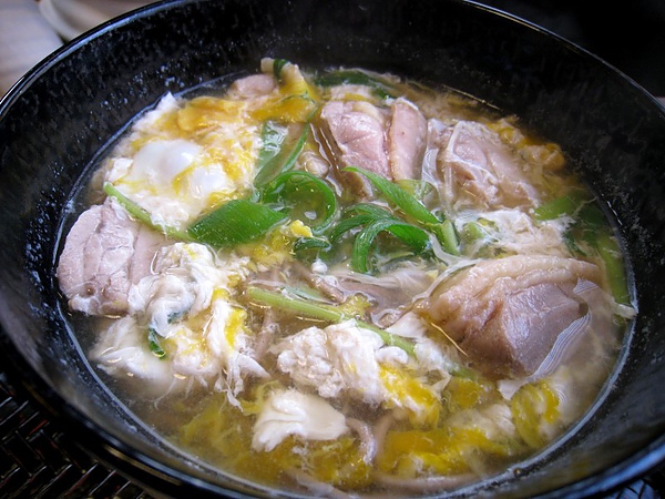 親子蕎麥湯麵@「いわを」蕎麥麵專賣店