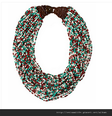 Chunky layered bead necklace AnChusXFashionXStyleXLife Chunky layered bead necklace AnChusXFashionXStyleXLife
