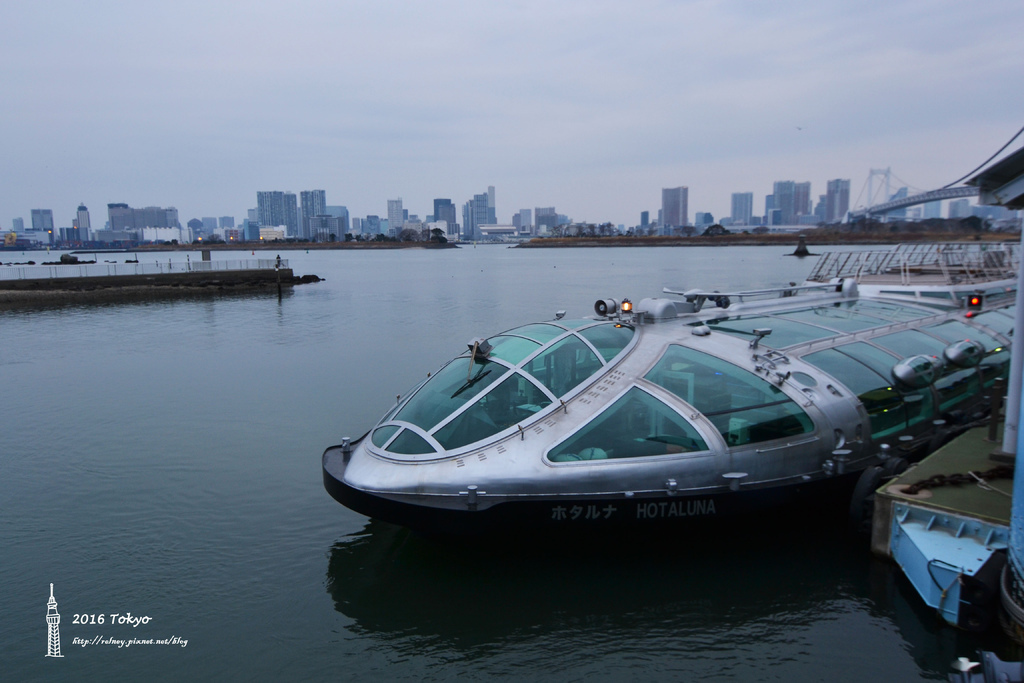 [日本] 2016 東京：水上巴士ホタルナHOTALUNA、台場 章魚燒博物館 一丁目商店街