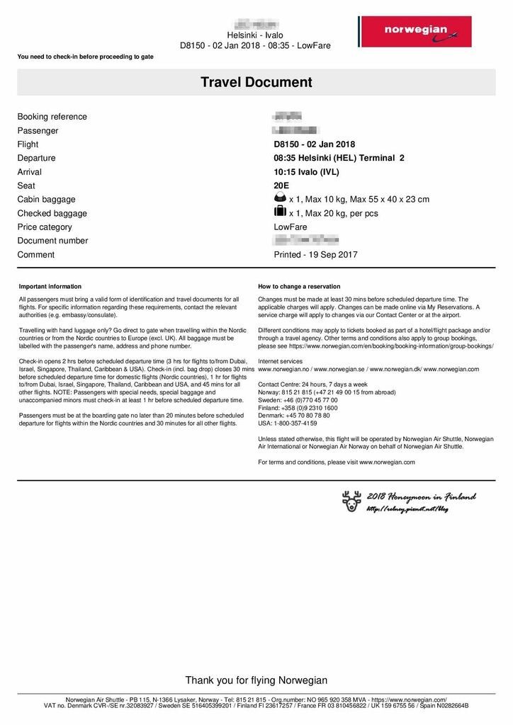 機票 挪威航空Travel document for  LEE - HSUN - JI7JTK_p001.jpg