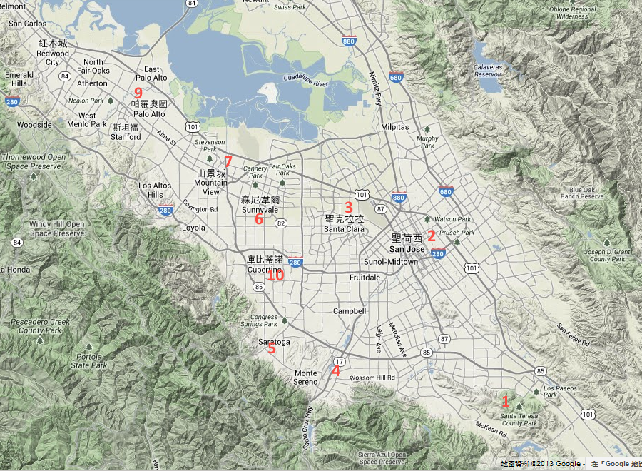 san jose googlemap2s-