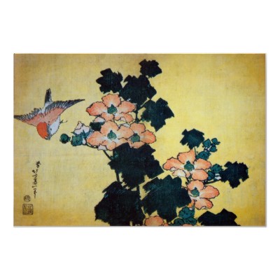 芙蓉に雀_北斎_hibiscus_mutabilis_and_sparrow_hokusai_poster-r2c9d231478b1484c8f7c8143275ec5a6_fjhu_400