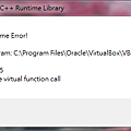 Virtual Box Runtime Error