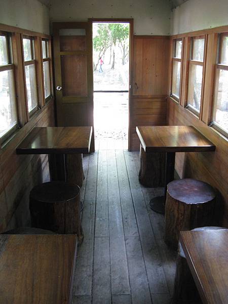 竹林車站展示用的車廂