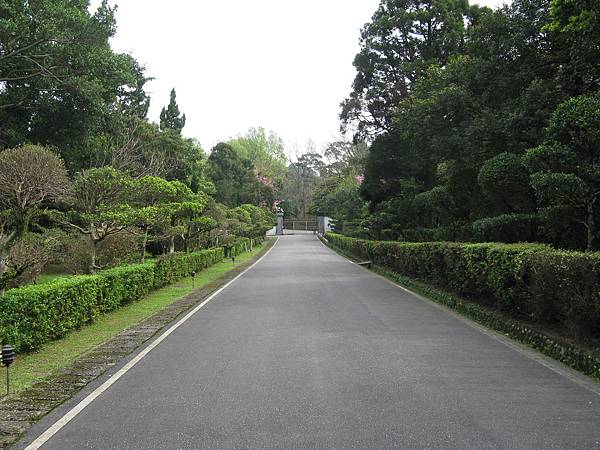 陽明書屋內的「總統路」