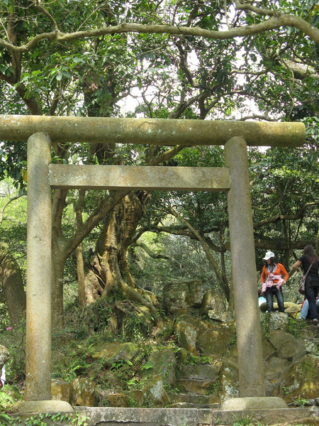 陽明山的神社遺跡－鳥居