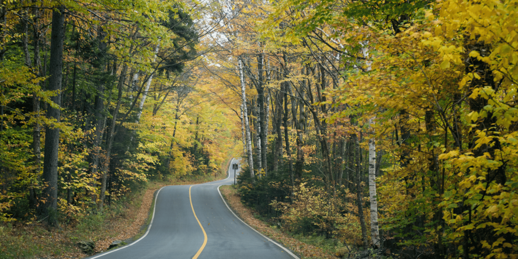 美国最佳秋叶公路旅行