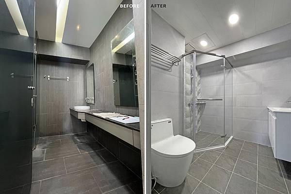 浴室翻新1.3坪埋壁式龍頭改管一般壁出水! 乾溼分離規 浴室翻新1.3坪埋壁式龍頭改管一般壁出水! 乾溼分離規