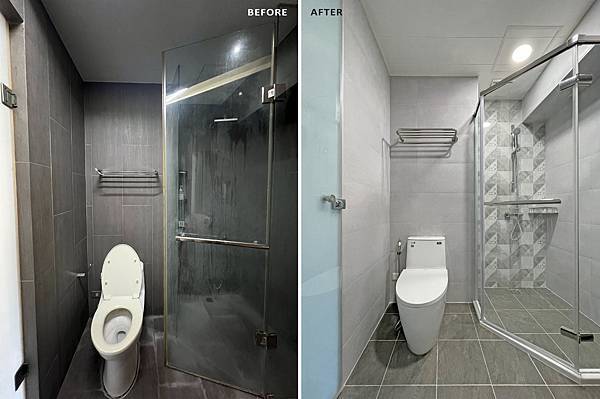 浴室翻新1.3坪埋壁式龍頭改管一般壁出水! 乾溼分離規 浴室翻新1.3坪埋壁式龍頭改管一般壁出水! 乾溼分離規