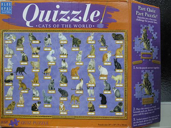 Quizzle．Cat of the World