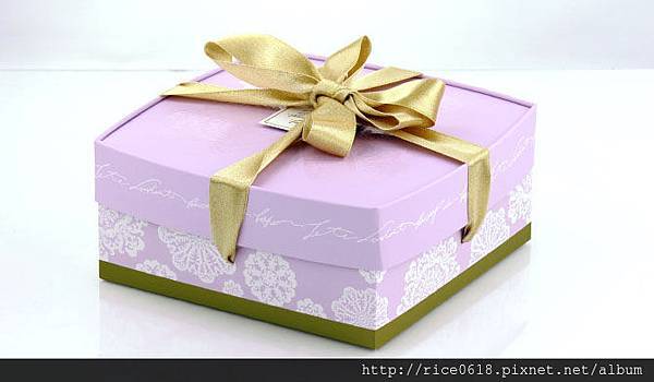 紫宴蕾絲外盒含緞帶