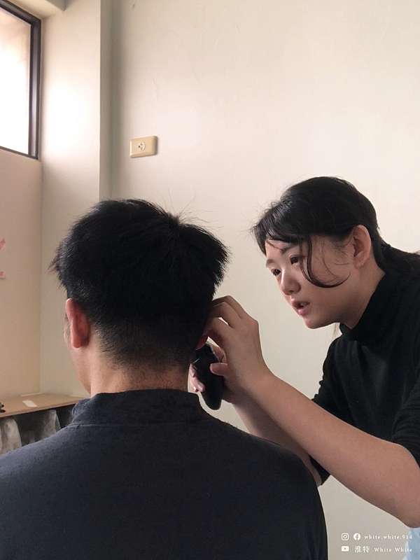 髮型 男生 老公美容大作戰 國際牌理髮器簡單好上手 零失敗男士理髮 淮特小白white White 痞客邦