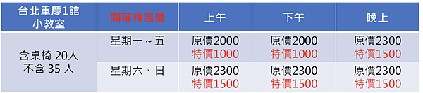 重慶小教室價格