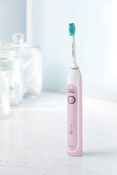 飛利浦Sonicare HealthyWhite音波震動牙刷HX6761(粉嫩版)_3280元(情境圖)