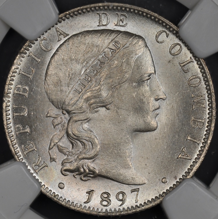 1897 NGC MS65 COLOMBIA 20 CENTAVOS BOGOTA 1.jpg