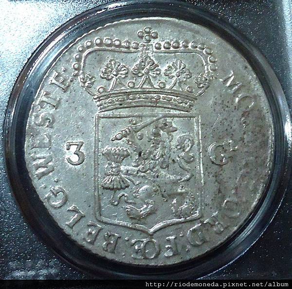 荷蘭 西菲士蘭 1786年3盾 PCGS AU53 反面.jpg