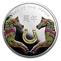Niue 2014 1-2 oz Silver Chinese Calendar - Year of the Horse