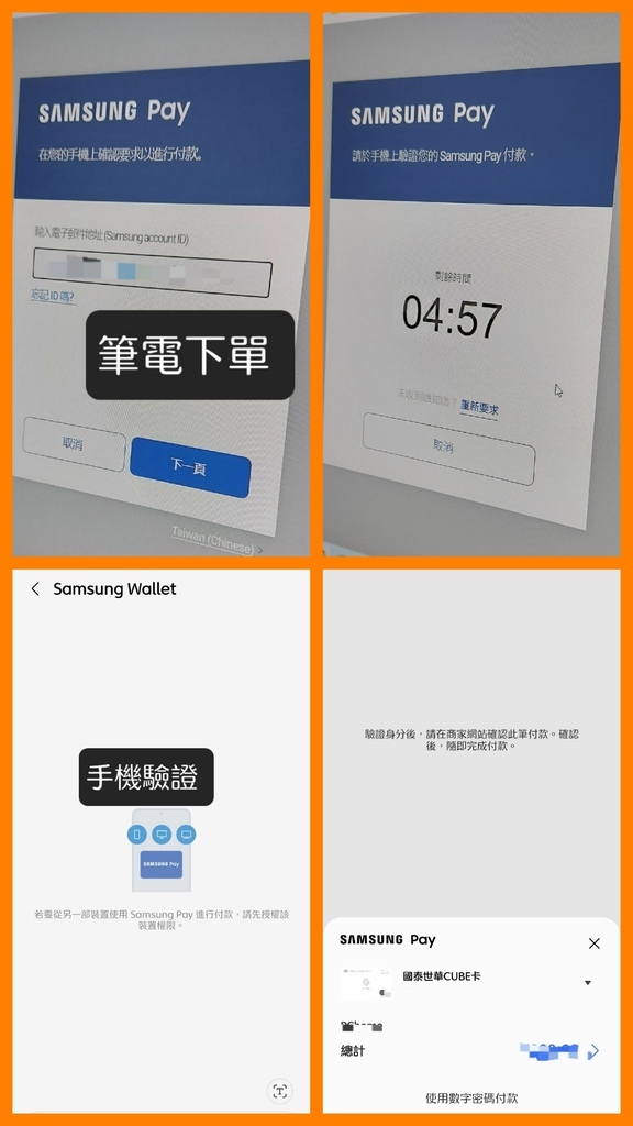 MOMO購物ibon繳費(或Samsung PAY)