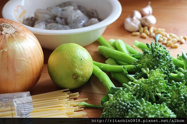 芥藍菜花.檸檬和帕馬森起司 P123