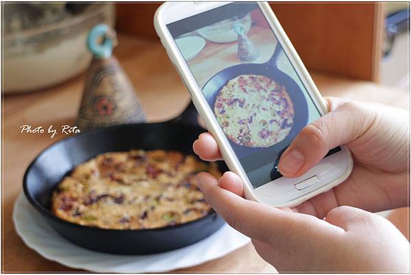 煙燻香腸韭蔥全麥薄餅