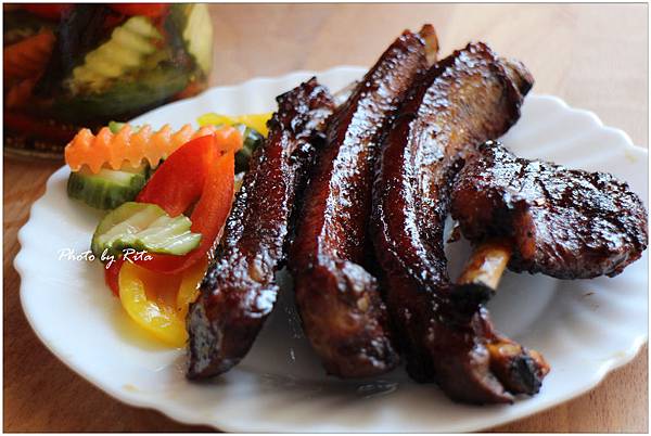列日糖漿烤肋排