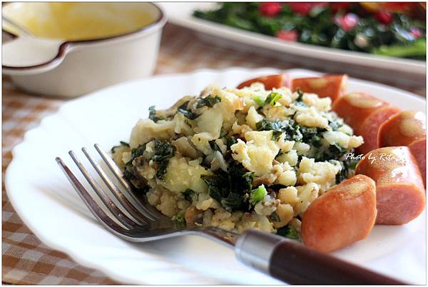 荷式羽衣甘藍薯泥