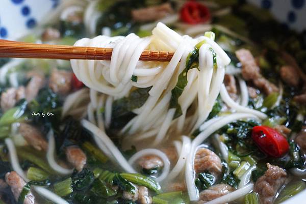 雪菜肉絲麵 雪菜肉絲麵
