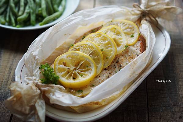 檸檬香料紙包魚