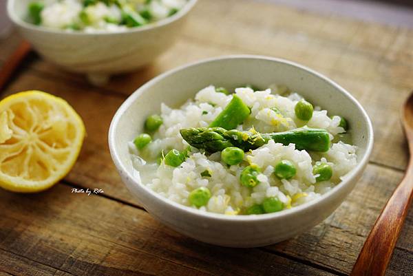 義式蘆筍青豆燉飯