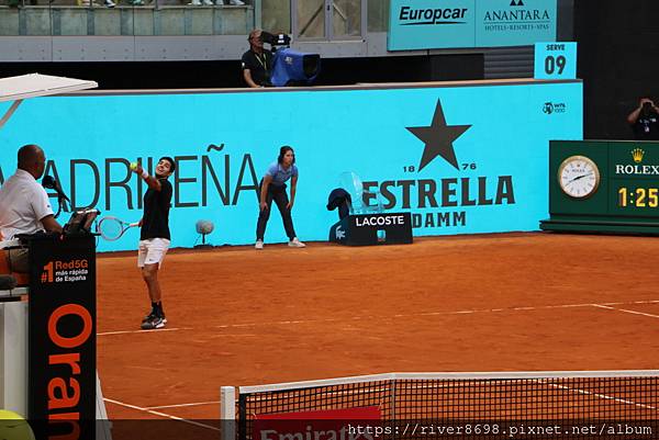 ESP_西班牙馬德里〝馬德里網球賽Day8｜謝淑薇和Barb