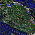 Victoria to Tofino to Nanaimo to Vancouver Google Map.gif