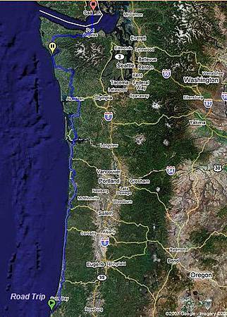 Coos Bay to Port Angeles Google Map.jpg