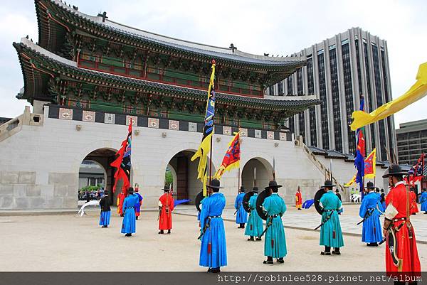 首爾景福宮 守門將交接儀式 服裝體驗 Nonstop Flying 航空旅行誌 痞客邦
