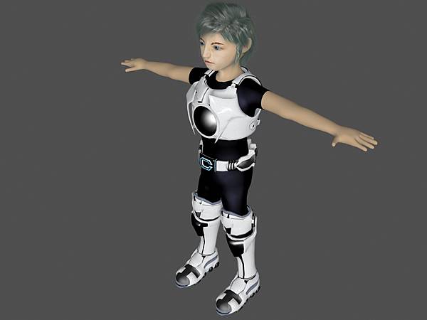 3D 人物模型 - 未來戰士