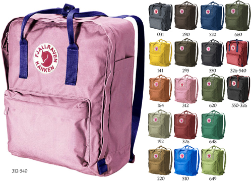 1.Fjällräven Kånken (Classic 19色+Mini 4色+Kånken Big3色+Maxi 1色)少量到貨(Kånken Classic 19色少量到貨)