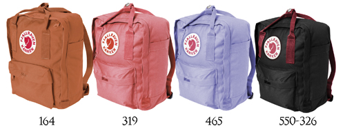 2.Fjällräven Kånken (Classic 19色+Mini 4色+Kånken Big3色+Maxi 1色)少量到貨(Kånken Mini 4色少量到貨)