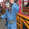 京都嵐山小火車上嚇人的鬼