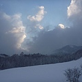 雪場上的景色