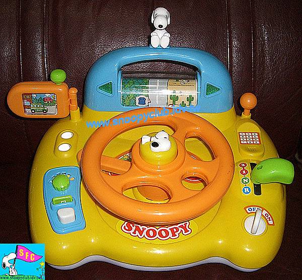 Snoopy 方向盤開車玩具