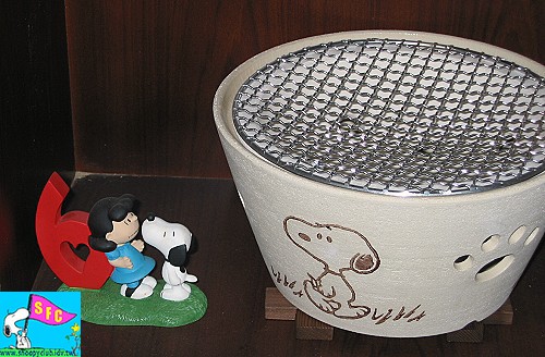 Snoopy 陶製烤爐-日本製
