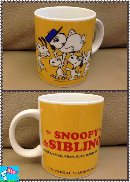 Snoopy & Siblings 全家福馬克杯-USJ