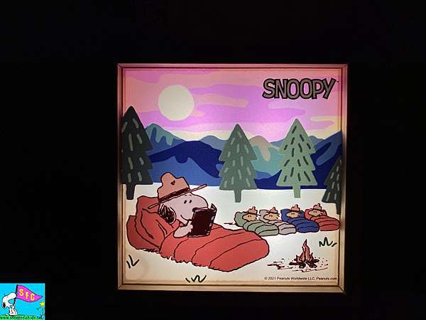 21 Snoopy夢幻微光禮盒 史努比相框燈 Snoopy Fans Club 痞客邦
