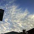 回暖的傍晚，3茶館上面的天空